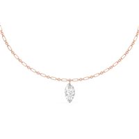 Collar Ama Mujer Aria in Oro rosa Diamante Lab Grown AMA-GI-F500-122